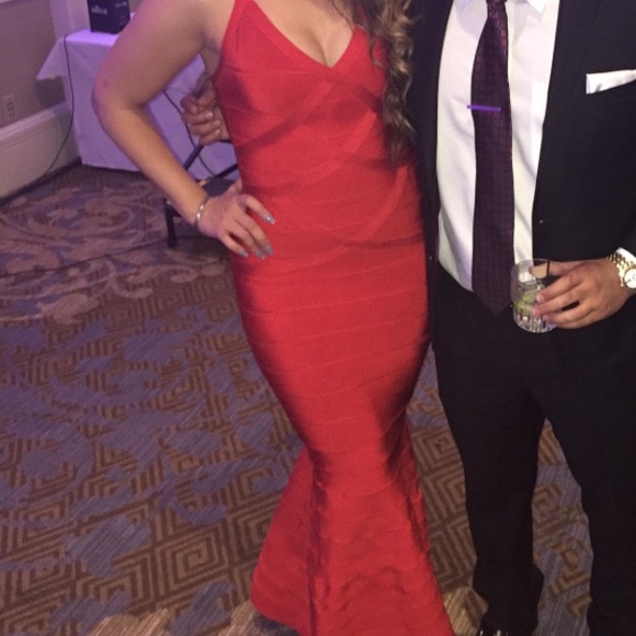 Formal Maxi Bandage Dress - Picture 4 of 4